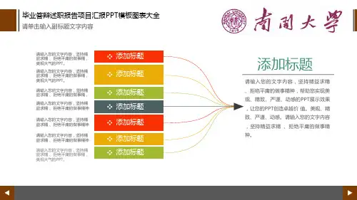 南开大学PPT模板