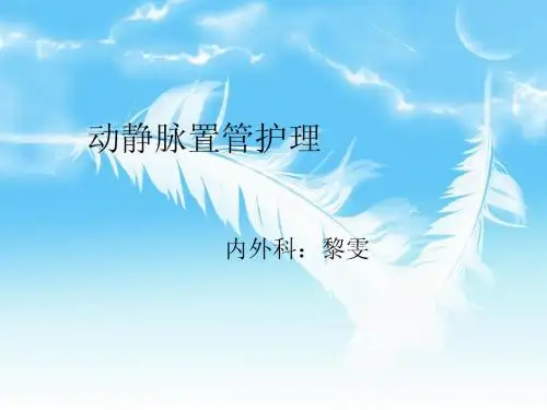 动静脉置管护理