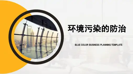 第9章第3节环境污染的防治课件-九年级化学下册
