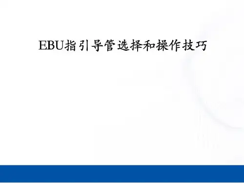 EBU导管选择和操作长头指引导管