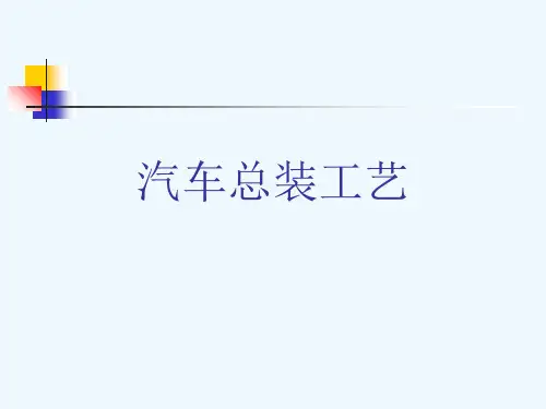 汽车总装工艺[可修改版ppt]