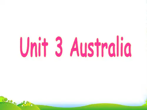 高中英语课标(人教选修9)课Unit3AustraliaReading(1)Word含解析