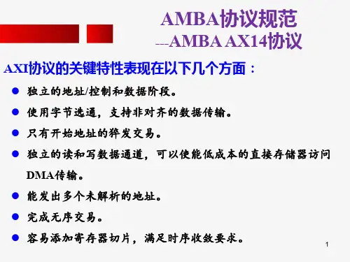 AXI4-协议规范