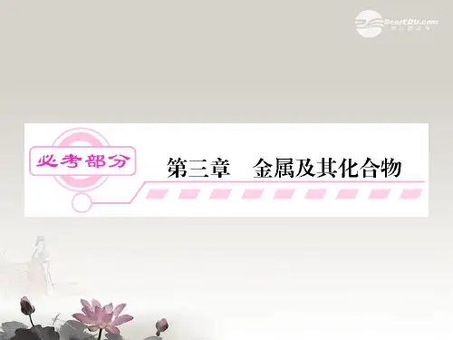 高三化学一轮总复习 讲与练3第1讲 钠及其重要化合物课件