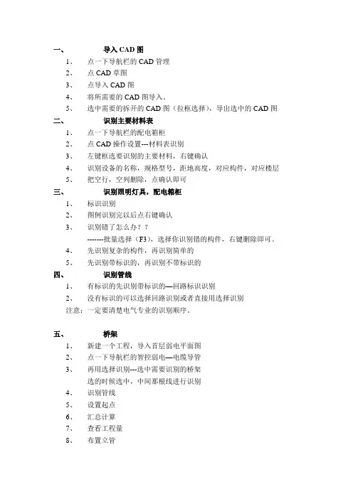 广联达安装算量软件简单操作步骤--文件