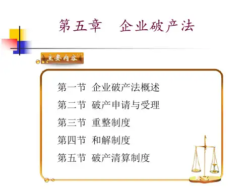 第五章-企业破产法