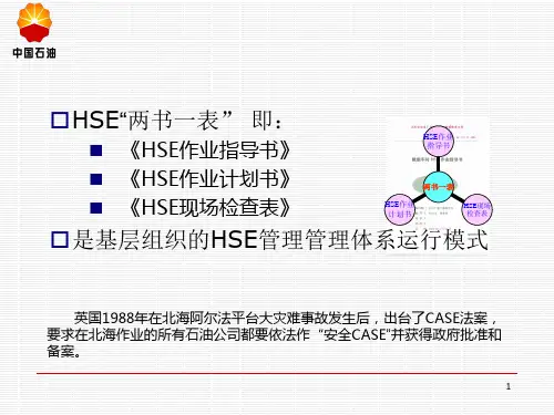 中国石油HSE两书一表 (1)ppt课件