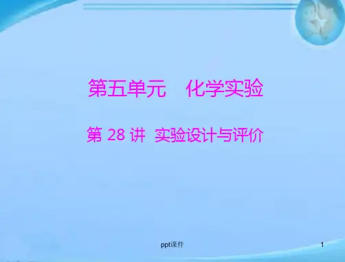 实验设计与评价  ppt课件