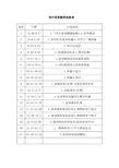 初中体育教学进度表