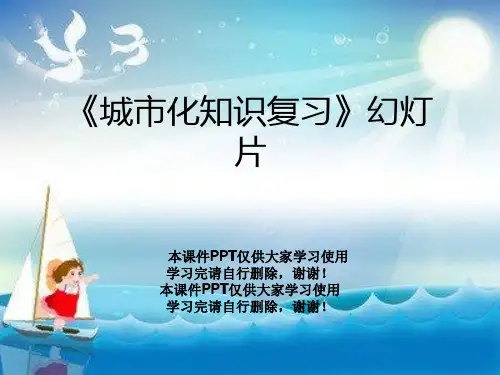 《城市化知识复习》幻灯片