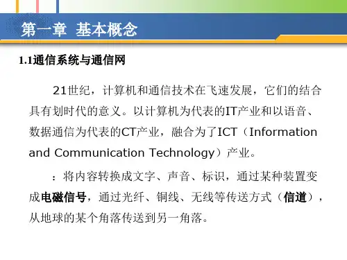 西安邮电大学通信系统概论复习