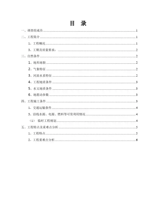 施工现场调查报告.doc
