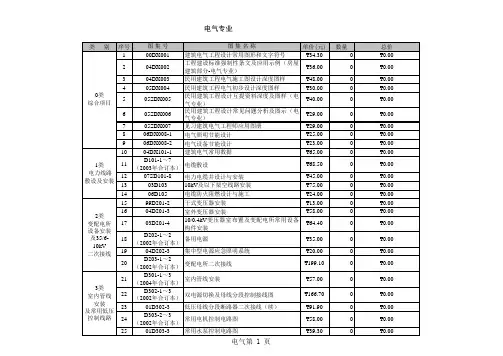 电气专业图集