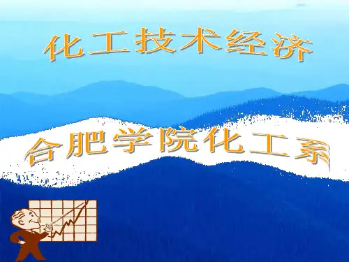 第1章 化工技术经济学