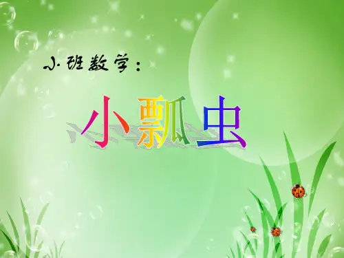 小班数学小瓢虫精品PPT课件