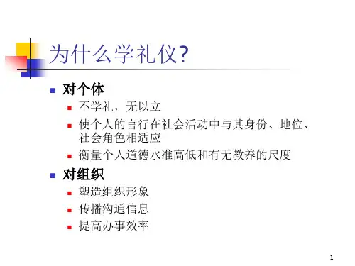 商务礼仪培训课程PPT75页