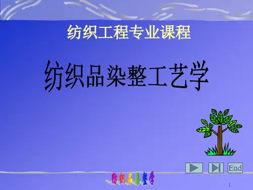 染整(第一章)