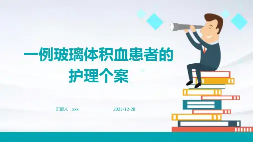 一例玻璃体积血患者的护理个案PPT课件