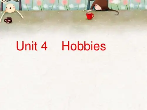 五年级上册英语课件-《Unit 4 Hobbies》｜译林版(三起) (共12张PPT)