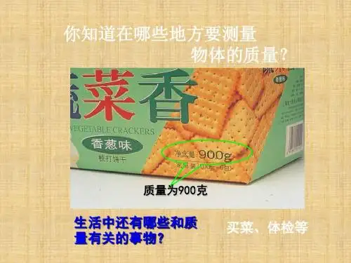 浙教版科学七上《质量的测量》ppt课件