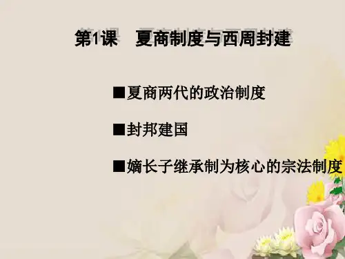 夏商制度与西周封建PPT课件9 岳麓版