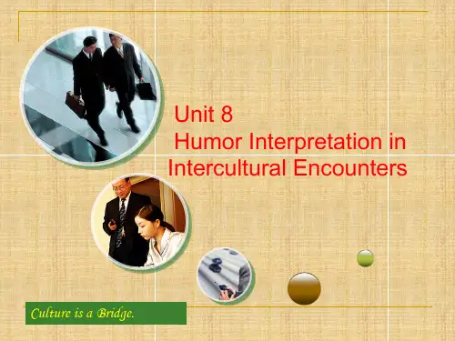 跨文化交际实用教程 unit 8