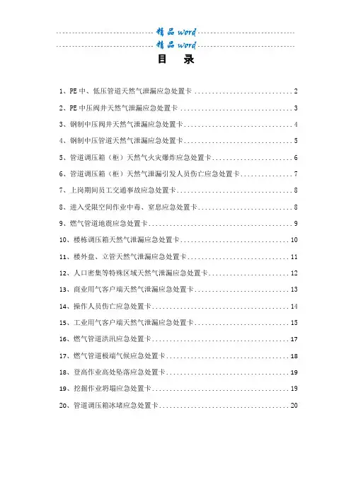 应急处置卡25451