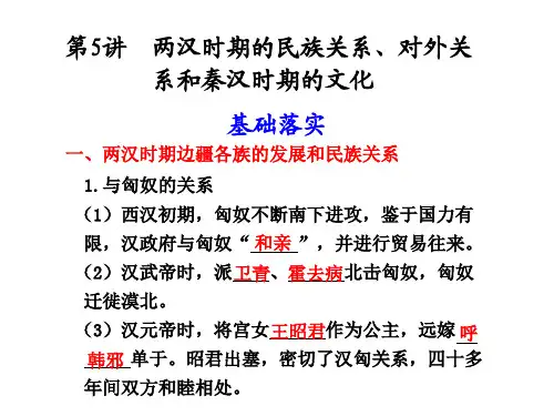 两汉时期的民族关系