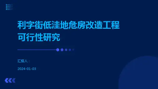 利字街低洼地危房改造工程可行性研究