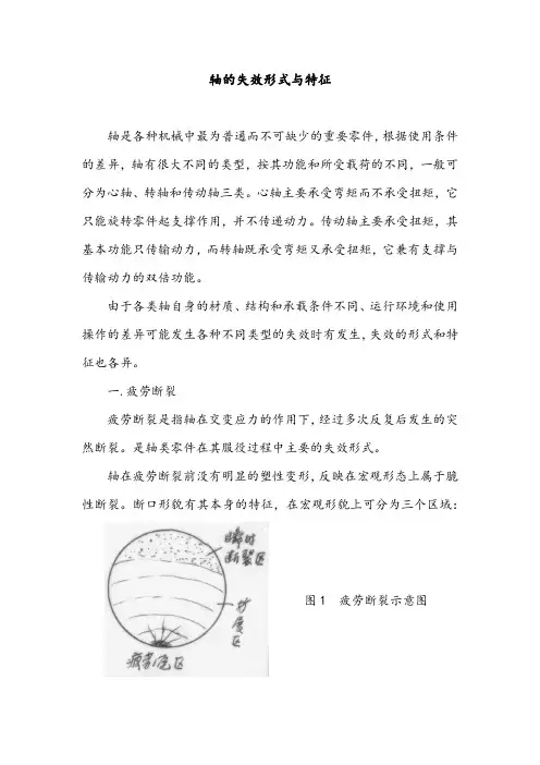 轴的失效形式和原因分析