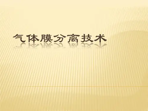 气体膜分离