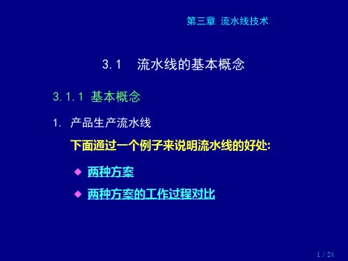 流水线技术--流水线的基本概念