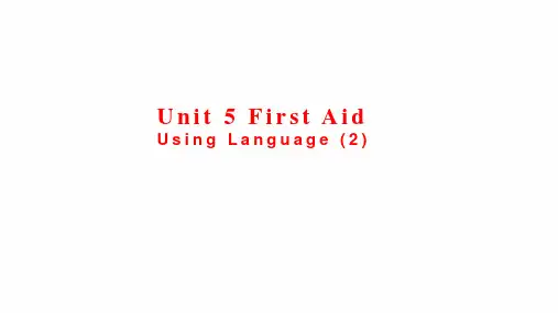 【课件】人教版(2019)选择性必修第二册 Unit5 Using Language (2) 课件