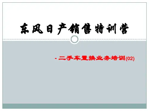 二手车置换话术.