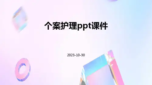 个案护理PPT课件