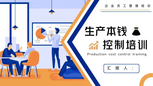 企业生产成本控制培训PPT