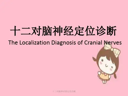 十二对脑神经定位诊断
