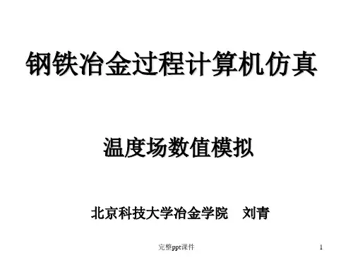 钢铁冶金过程计算机仿真