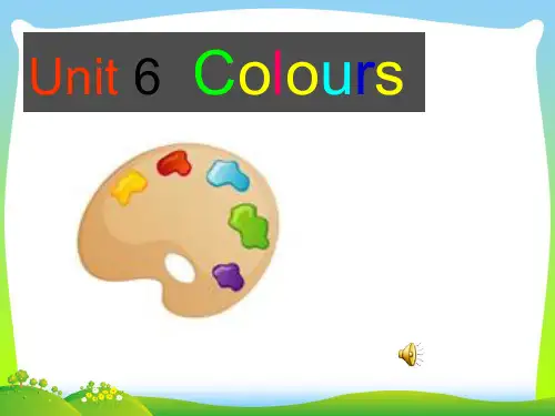 新牛津译林苏教版三年级英语上册Unit6 Colours精品课件.ppt