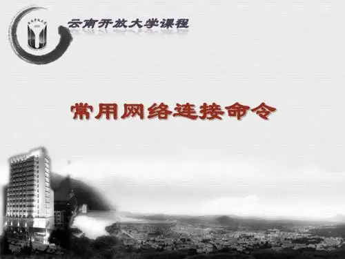 常用网络连接命令