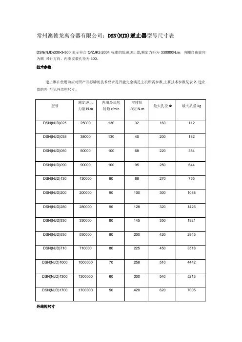 DSN(NJD)逆止器