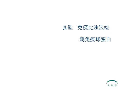 免疫比浊法PPT