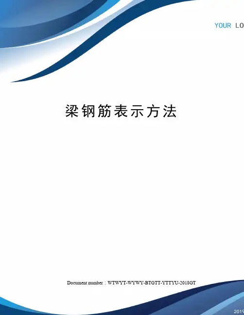 梁钢筋表示方法