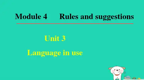 九年级英语下册 Module 4 Unit 3课件(新版)外研版