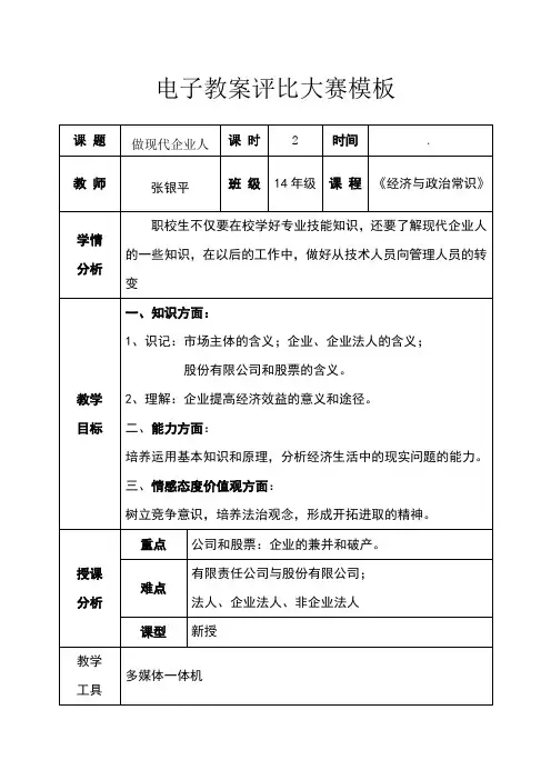 做现代企业人