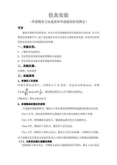 物理仿真实验