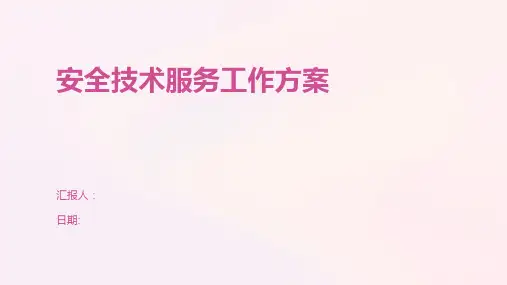 安全技术服务工作方案