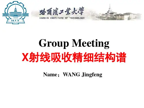 X射线吸收精细结构谱