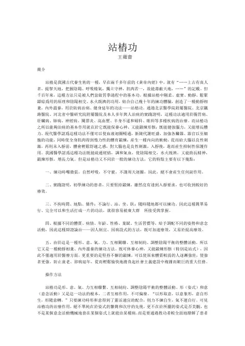 站桩功