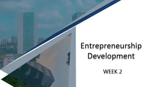 Entrepreneurship 创业